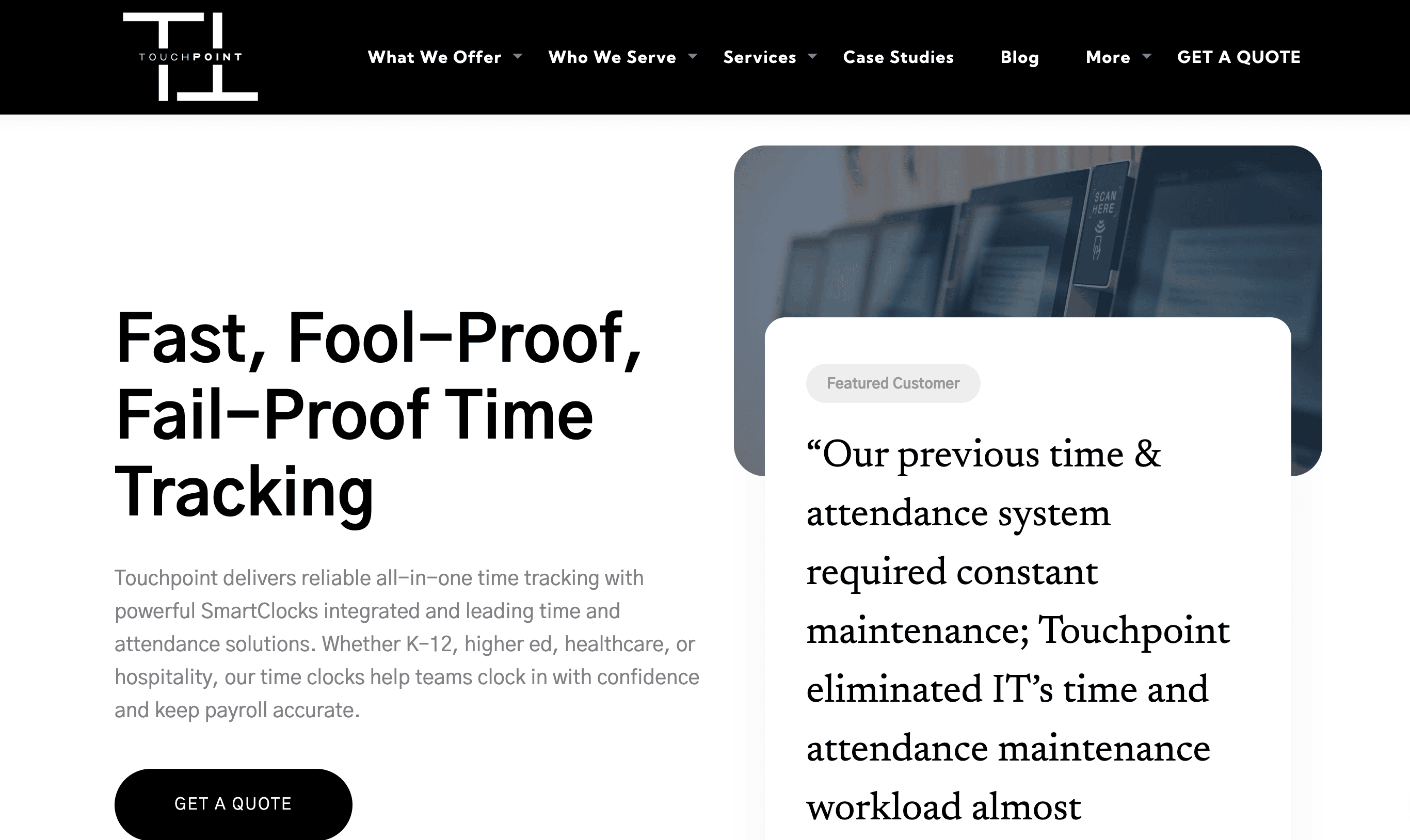 Building a Visibility Foundation for B2B Time Clock Brand