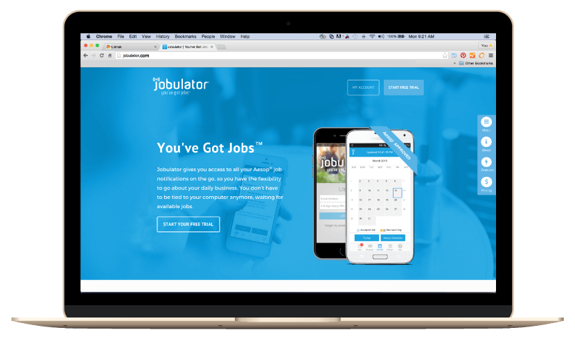Jobulator Website